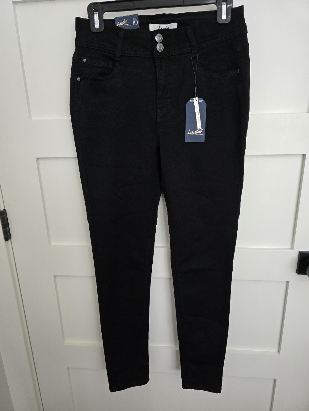 Angels Forever Young Curvy Skinny Jeans NWT Size 10 Black